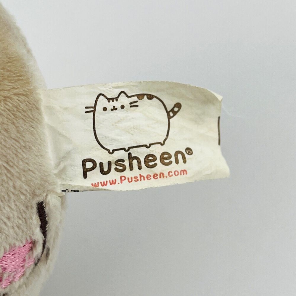 Gund Pusheen Ice Cream Bowl Cone Plush Cat 5" Stuffed Animal 2016 #4058998 - Picture 3 of 6